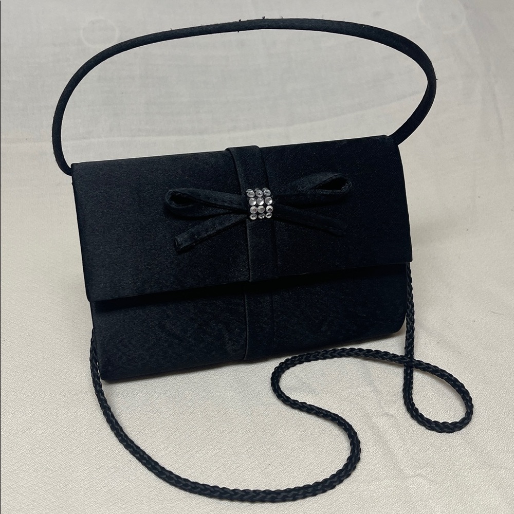 Vintage Gunne Sax Black Evening Bag